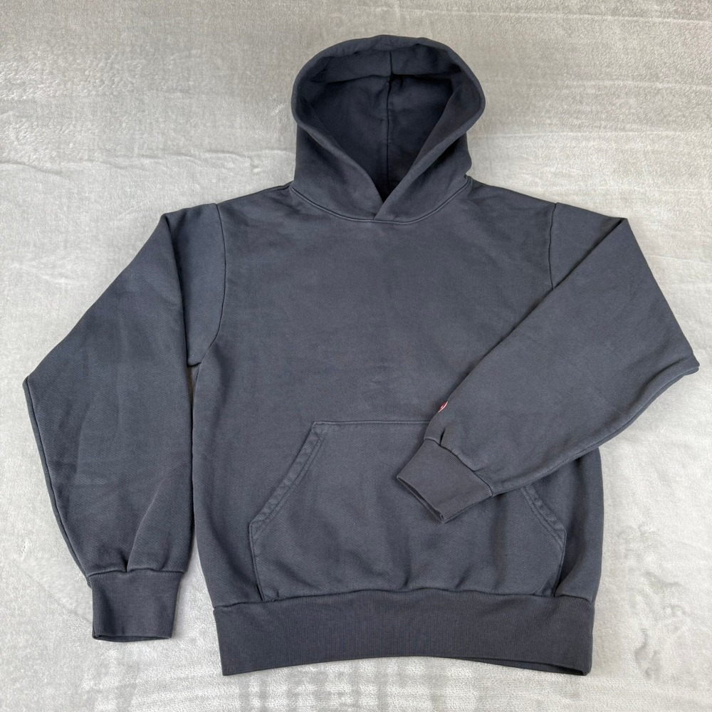 American Giant Vintage Pullover Hoodie Mens Small Black Unisex $165 USA New NWOT